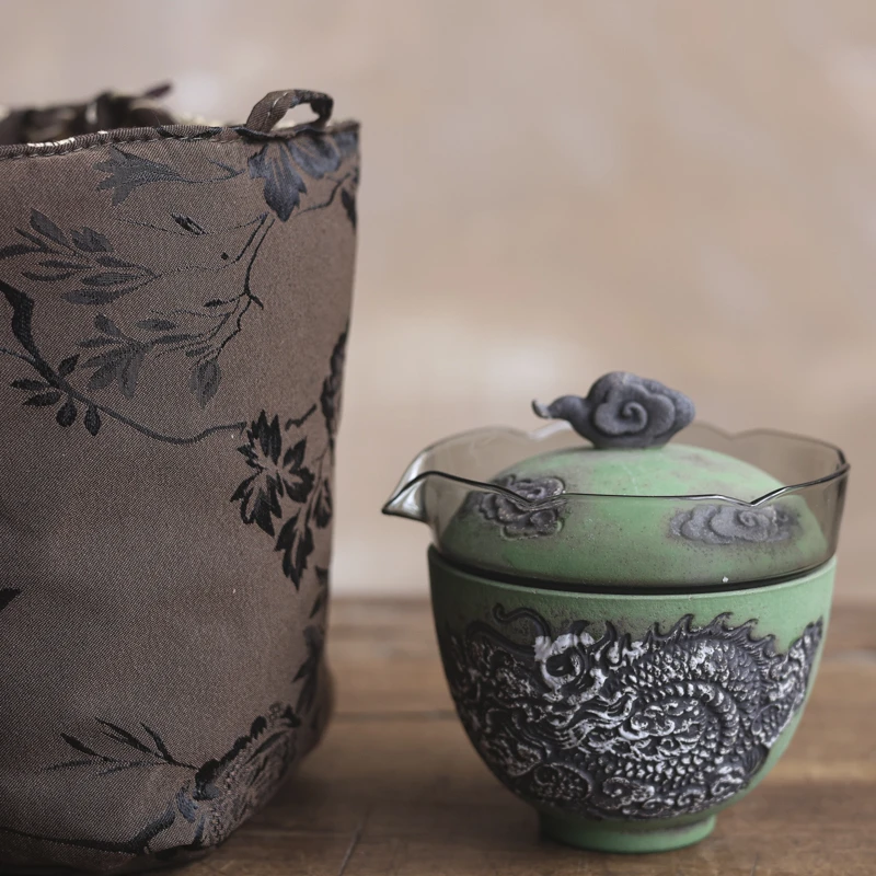 【小田甄陶】魔龙旅行包(绿)（Q2150）