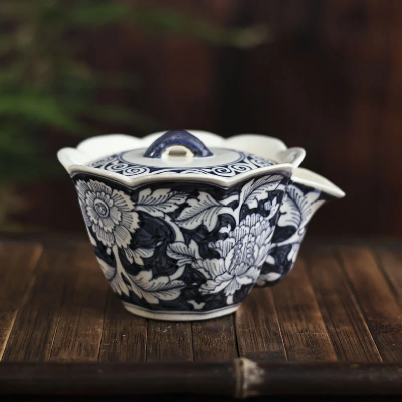 【小田甄陶】万花-梵山堂-花口宝瓶-130CC（W0387）