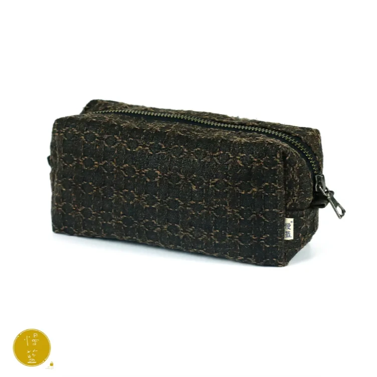 【小田甄陶】<雪花纹>收纳袋  6.5*7.5*17cm（慢蓝S0576）