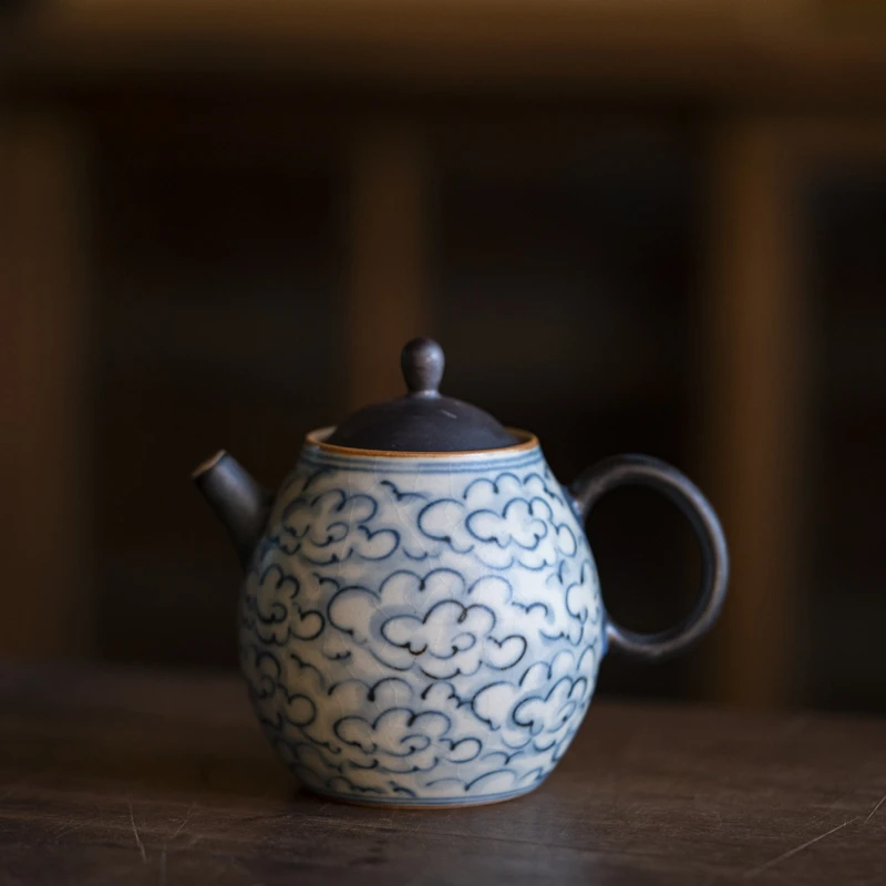 【小田甄陶】祥云-朴云堂-小圆壶-140CC（朴壶0052）