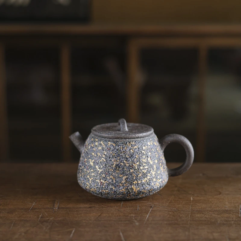 【小田甄陶】蓝金-高越-小石瓢壶-160ML（高越壶S0004）