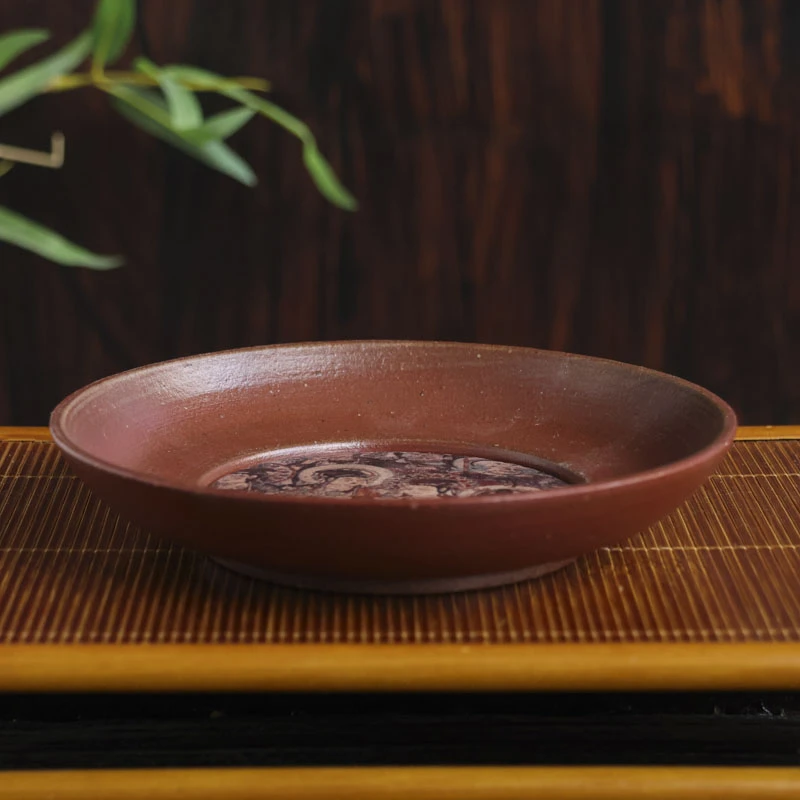 【小田甄陶】敦煌壶承-直径16.5CM（Q5376）