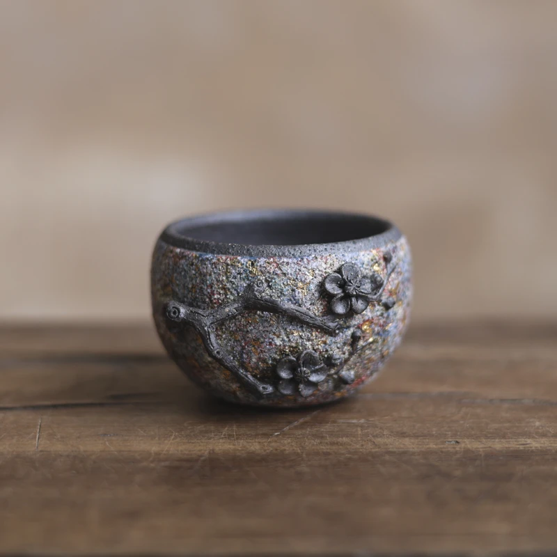 七彩-高越-禅定梅花杯-100CC（高越S0169）