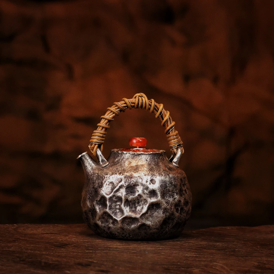 【九姐爱喝茶】藤提梁大壶(本0562)650cc