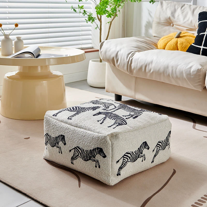 高弹支撑地板坐垫茶室墩子盘腿蒲团增高拆洗坐垫懒人沙发多功能凳