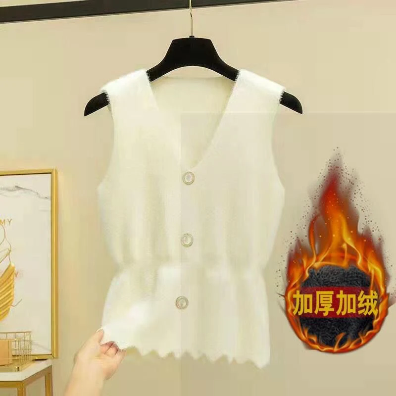 气质马甲背心女短款保暖外穿秋季新款时尚百搭