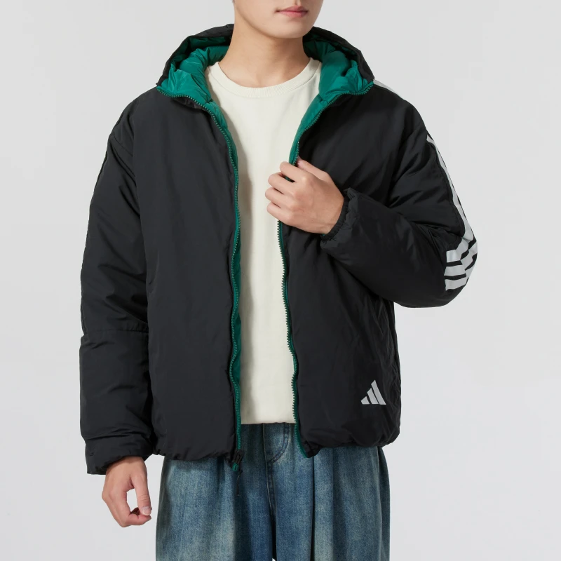 adidas阿迪达斯羽绒服男装冬季新款宽松休闲服短款羽绒外套JM4624