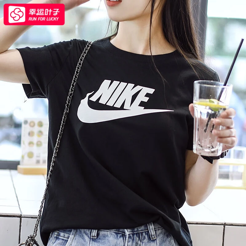 【精选】Nike耐克短袖女款2025新款圆领上衣运动休闲透气T恤/DX7907