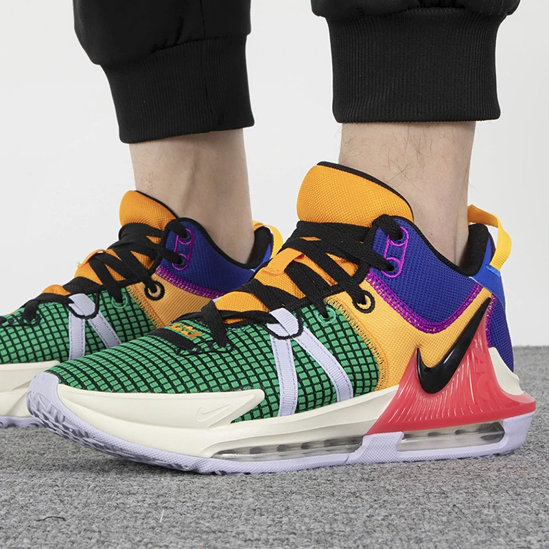 Nike耐克男鞋詹姆斯新款球鞋气垫缓震运动鞋耐磨篮球鞋DM1122-100