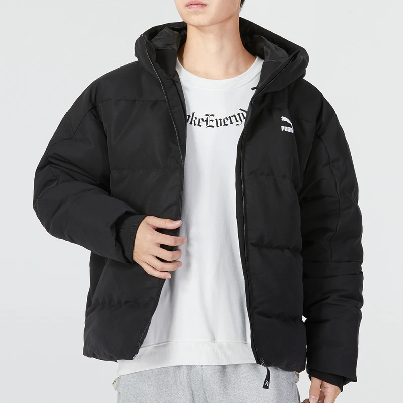 PUMA彪马男子休闲连帽羽绒服冬季新款运动保暖羽绒外套537685-01
