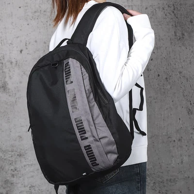 PUMA彪马男包女包新款运动包户外出行旅游时尚背包学生书包双肩包