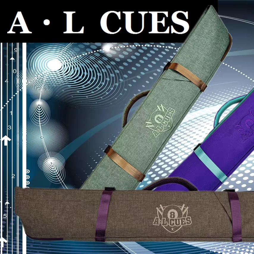 AL新款莫兰迪台球杆包九球杆包九孔大容量精品杆包果冻七孔软包