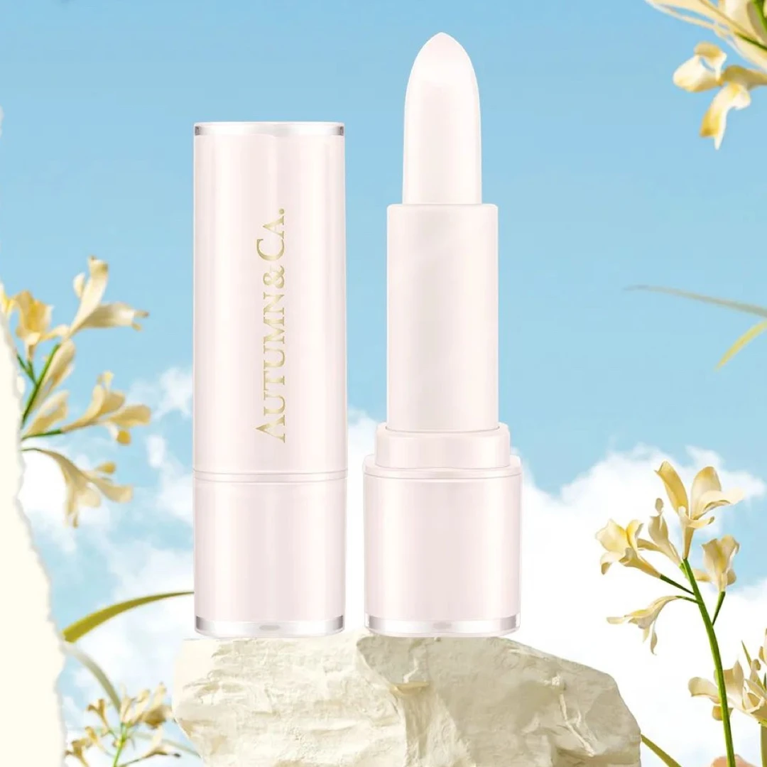 2支装(无色+温变)坚果油柔润防皴唇膏+柑橘温变唇膏 秋蔻/玖瑟