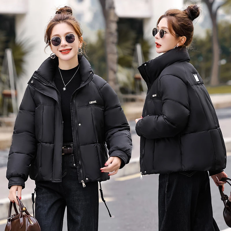 韩版棉服女短款宽松2025新款冬季时尚高端小个子设计感保暖外套