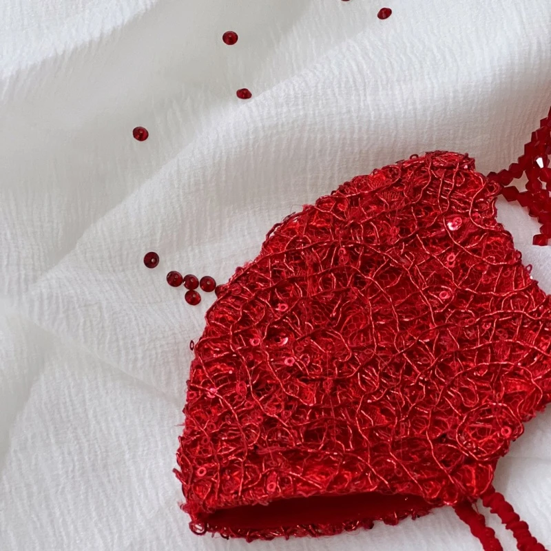 夏羽墨儿童礼服配饰红色儿童礼服女童配饰