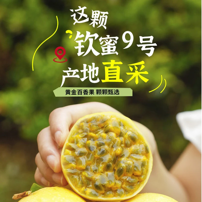云南高原百香果小果尝鲜装（嫌小勿拍）甄选香甜产地直发