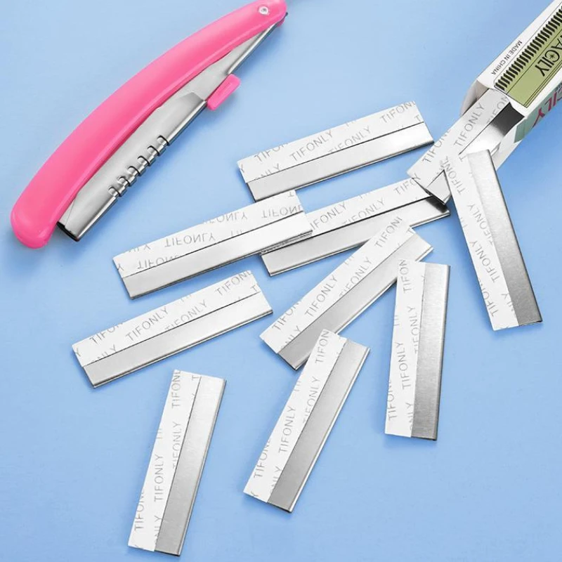 便携女士耳洞清洁线修眉刀片锋利刮套装纹绣美容化妆师专用初学