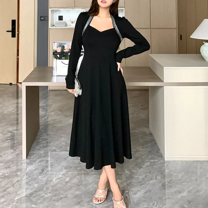 仟艺【仟艺】【罗马假日】大码超显瘦连衣裙气质时尚修身连衣裙