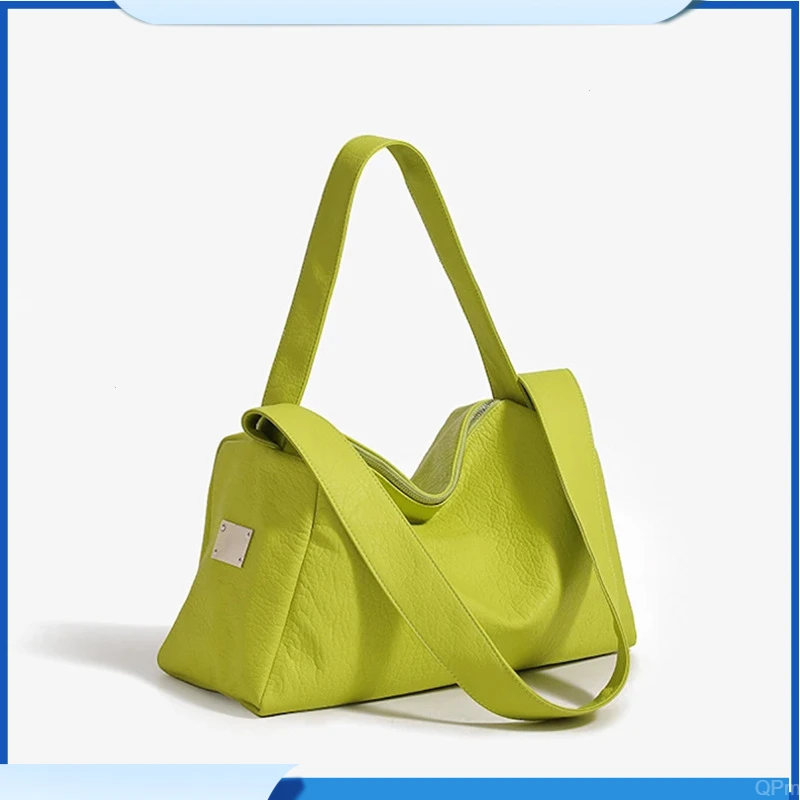 MINIOU轻便捏捏旅行时尚单肩包休闲斜挎百搭超大容量托特女士包包