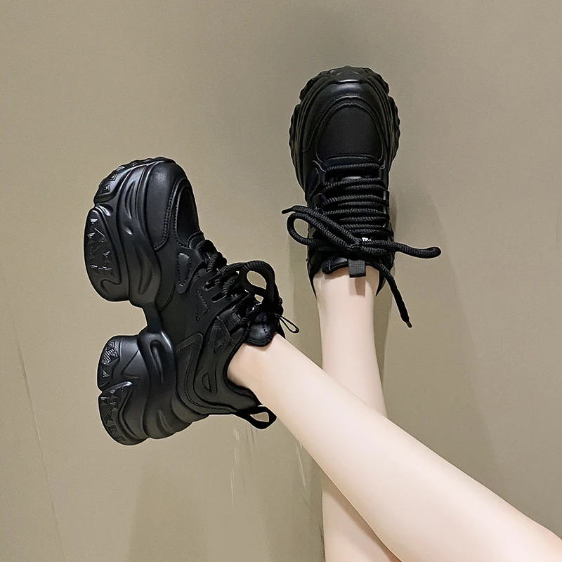 春秋季老爹鞋女2025新款小个子增高厚底爆款休闲运动鞋百搭小白鞋