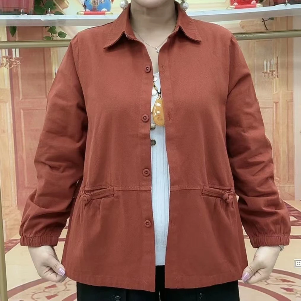 气质高档高级韩系休闲减龄百搭保暖外套2025年春季时尚妈妈短外套