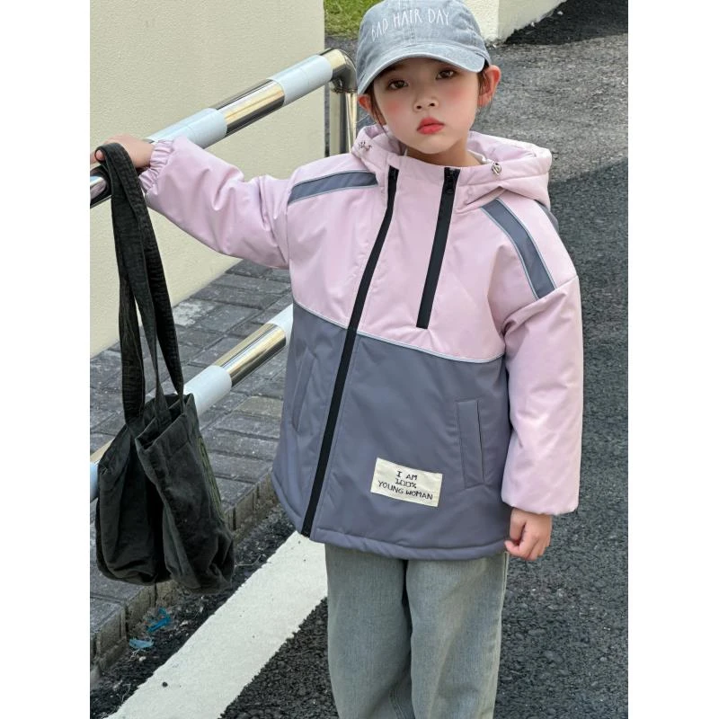 拼接保暖冲锋衣23571