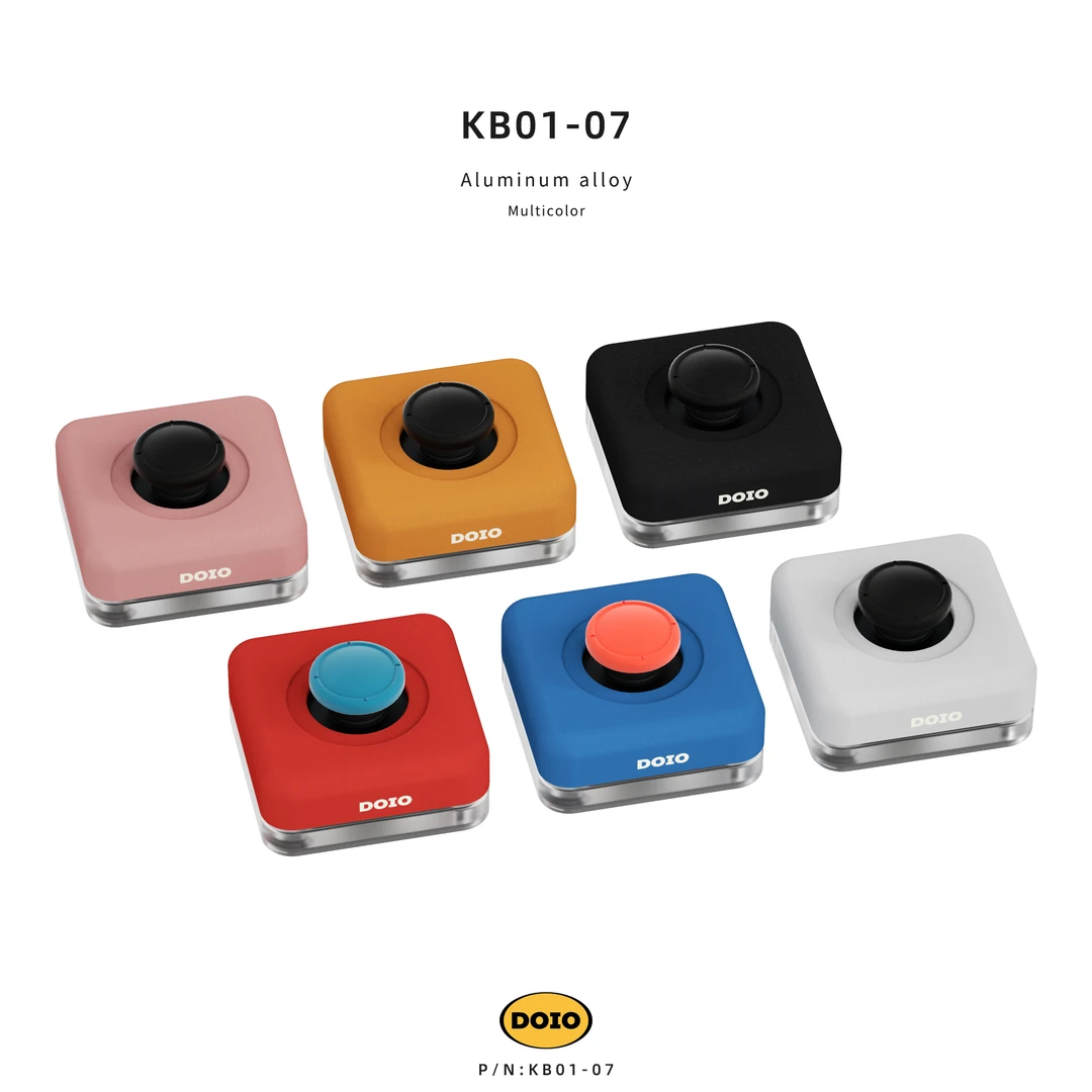 DOIO 多色铝合金 台式电脑摇杆开机键 外置桌面电源开关 KB01-07