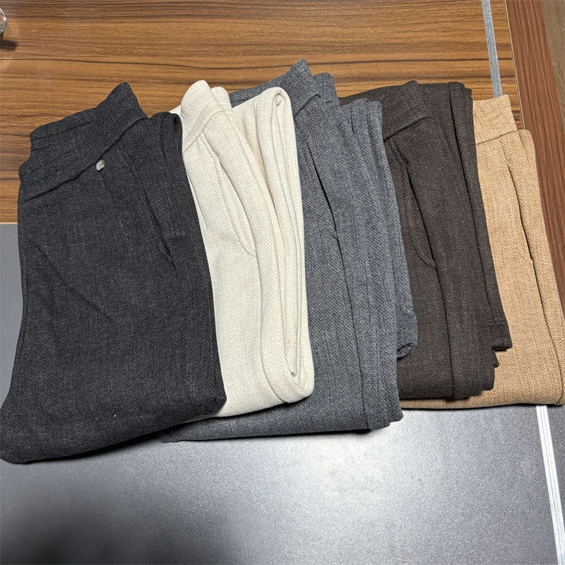 女士秋冬微喇裤 气质百搭筒喇裤 外穿保暖休闲裤 9191/9191-1