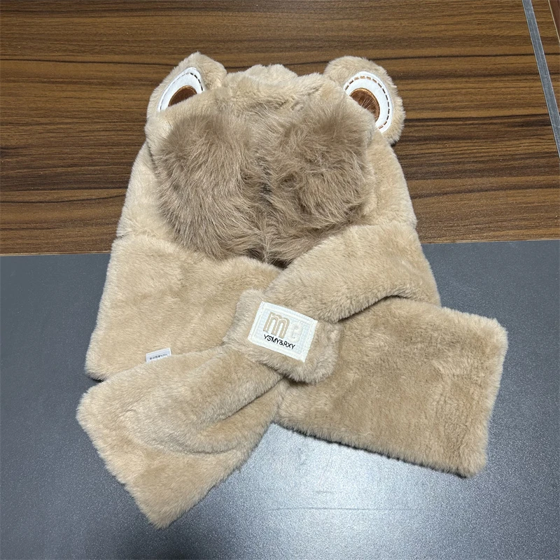 秋冬天 女 保暖帽子 2合一刺绣帽子 柔软舒适 2453