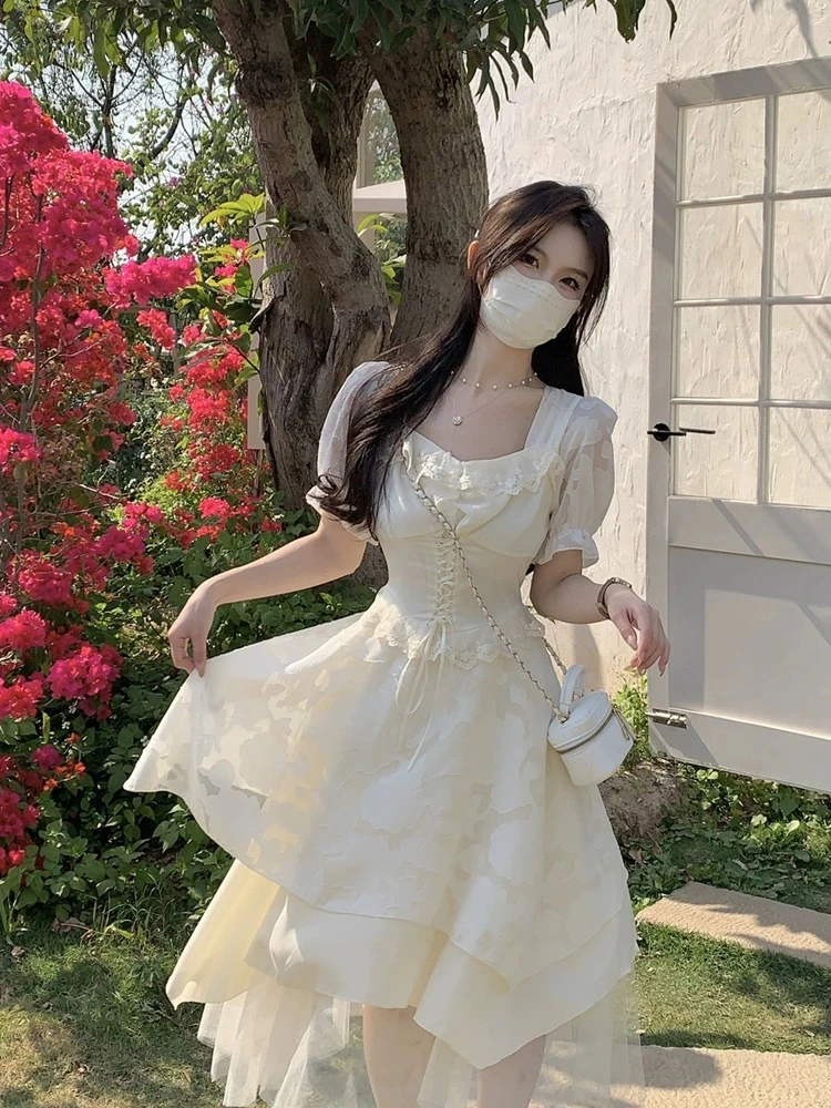 A1841-1850甜美辣妹春夏款连衣裙小个子时尚女装(直播间下单)