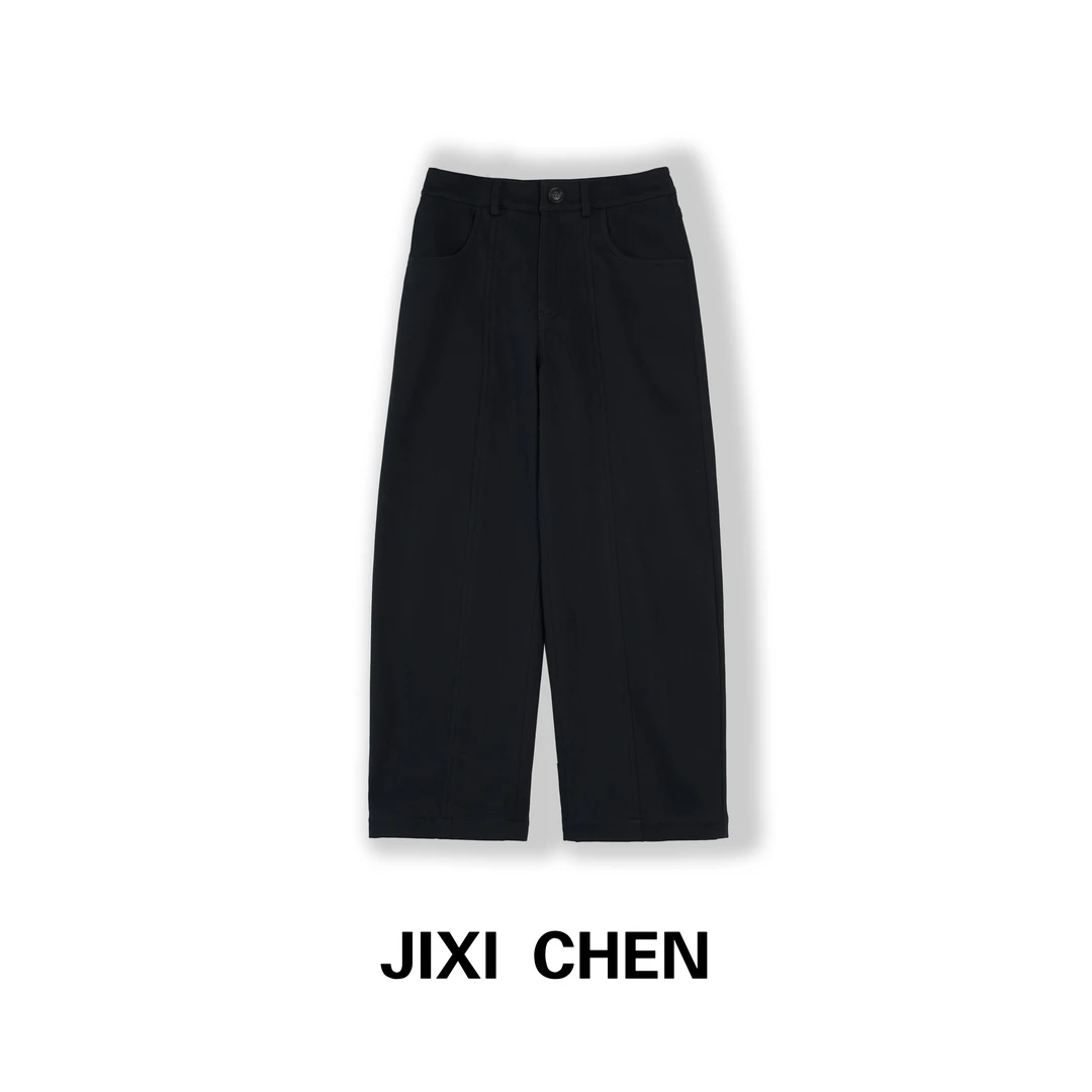 【JIXI CHEN】设计师款邃心蓝裤子MC-8824638