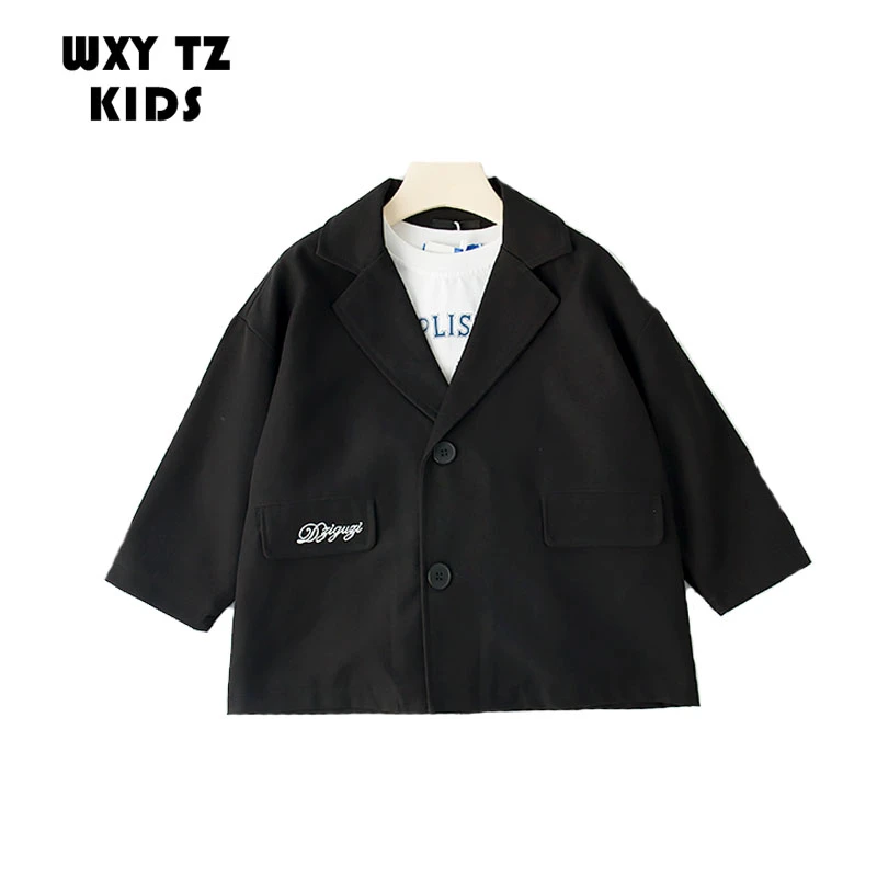 吴小越吴小越ZB1207（新品）洋气儿童小西装韩版儿童西服外套帅气