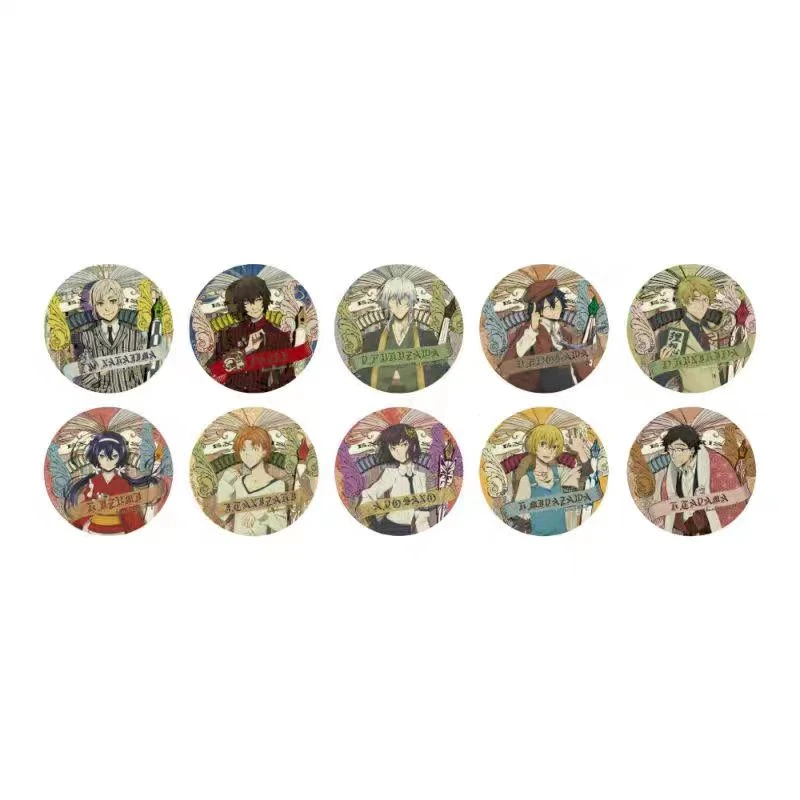 文豪野犬 文房具吧唧徽章 A组全10种 B组全9种 日谷正版