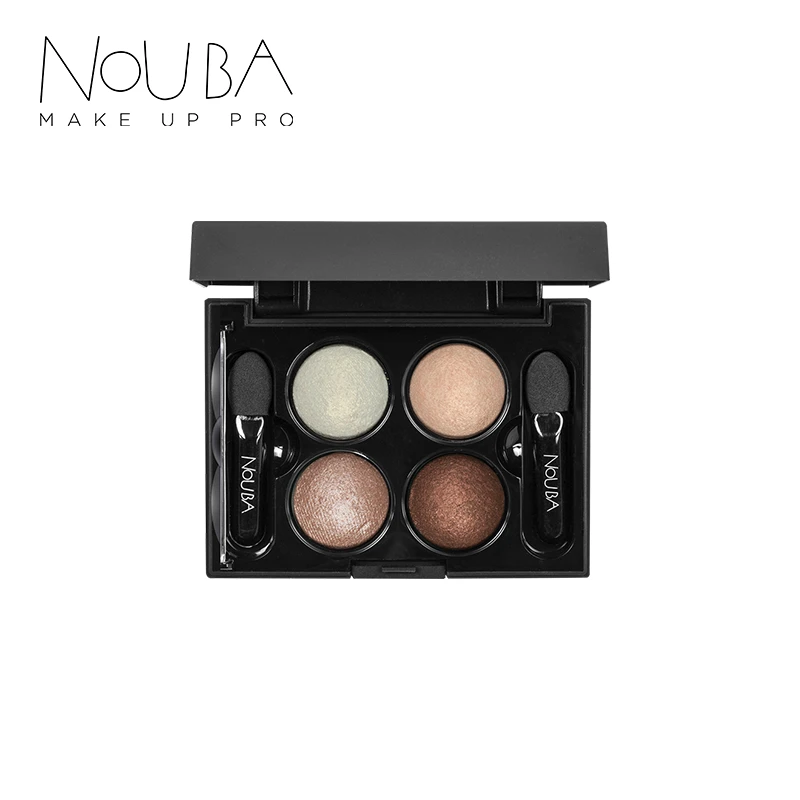 意大利 NOUBA璐芭 经典烘培眼影 四色搭配风格多变干湿兩用组合