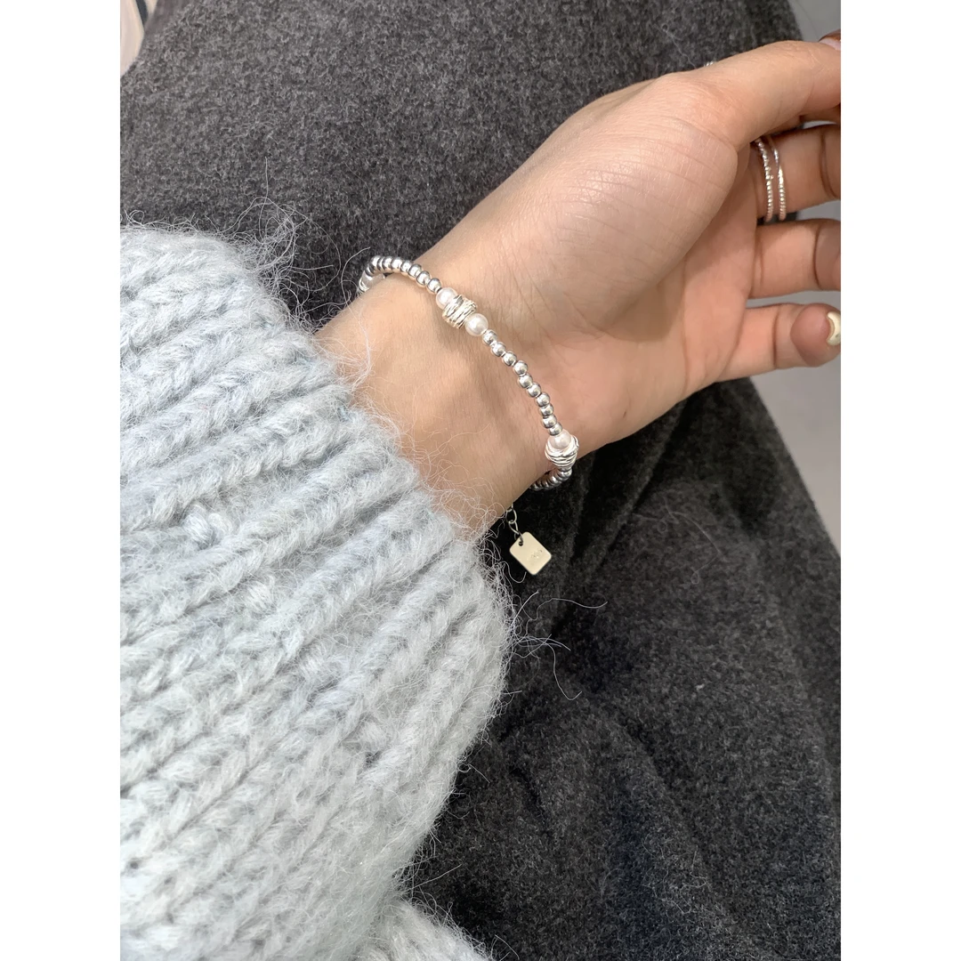 925银亚克力手链 L-YHZ007#小众通勤气质轻奢串珠手链