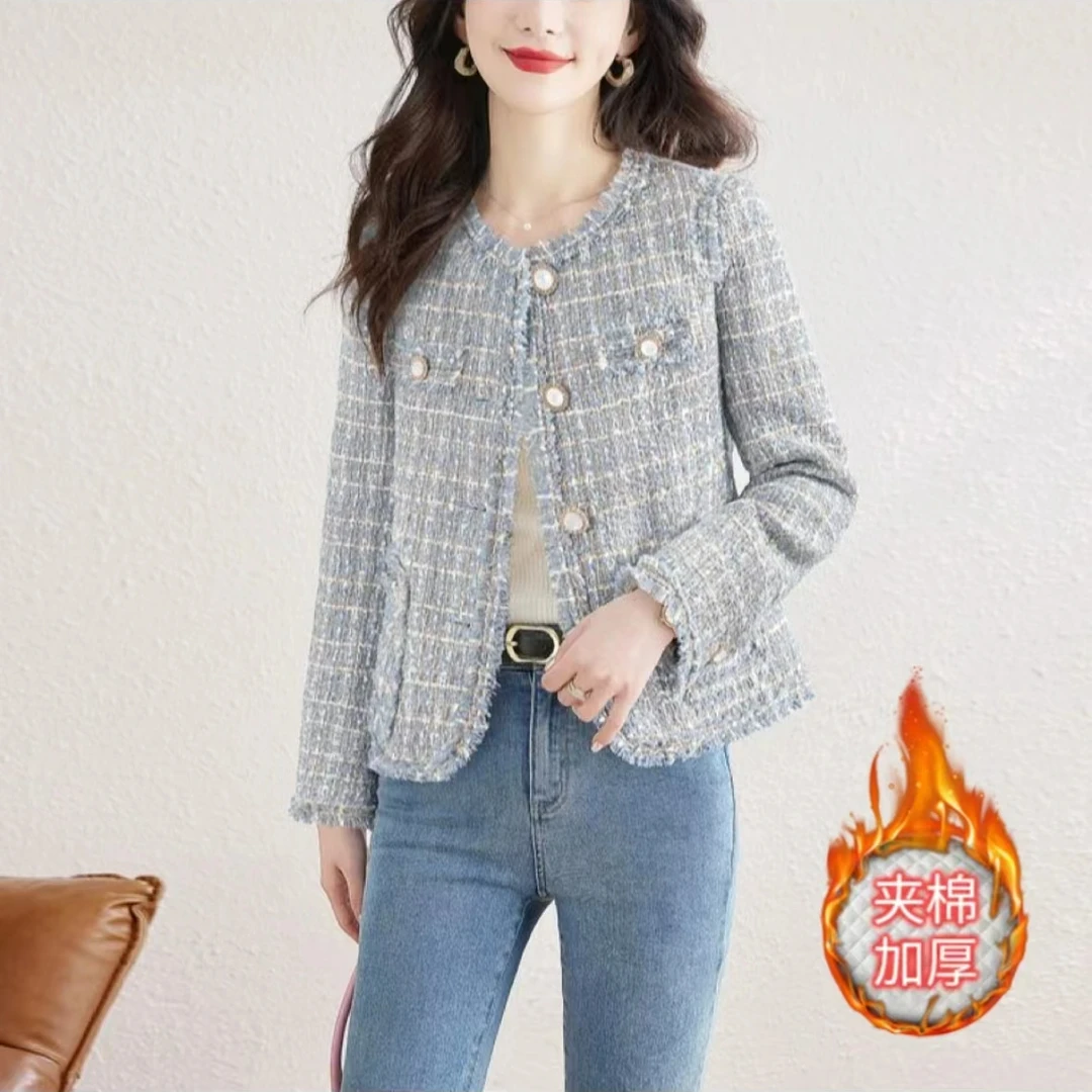 春秋百搭时尚小香风短外套女装春装2024年新别致漂亮上衣2466-2#