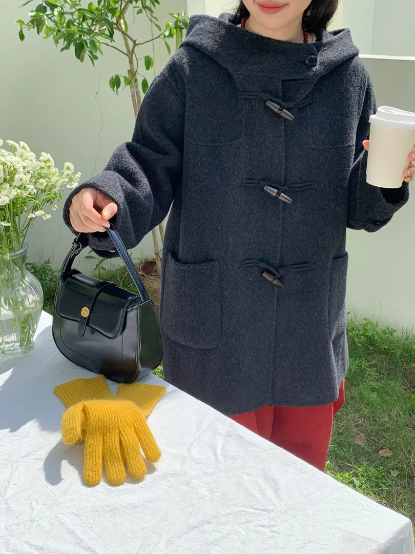 立领外套女韩版24年秋冬外套