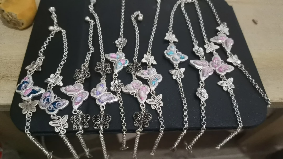 （两条起拍）苗疆老绣蝴蝶手链，把福带回家