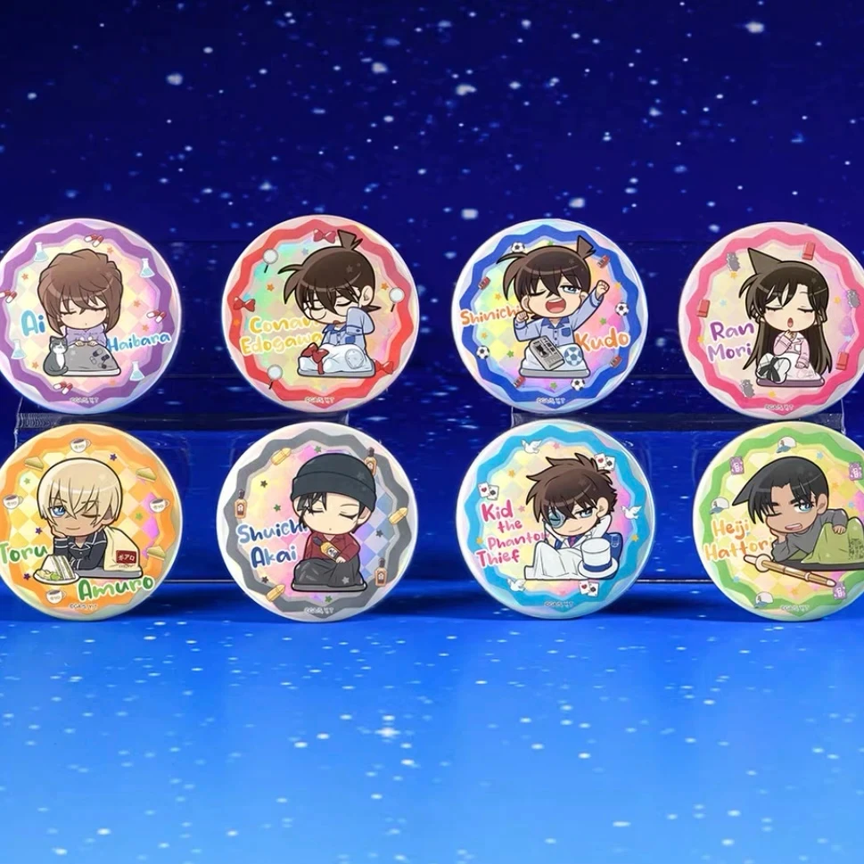 【名侦探柯南】布团系列 Q版睡颜晚安吧唧 徽章 盲盒 【默认代拆】