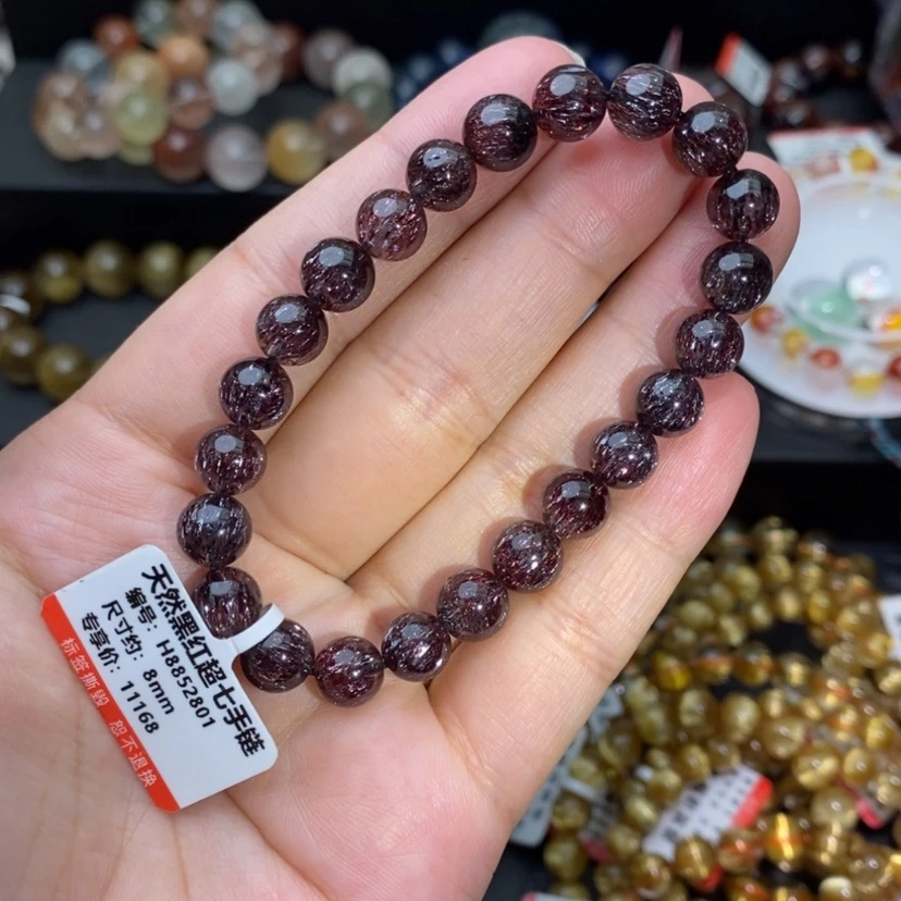 【闪购商品】水晶手链未镶嵌黑红超手链