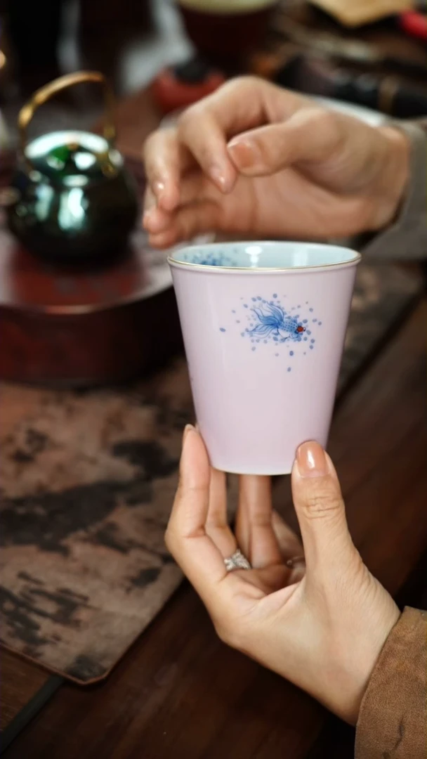 【闪购商品】观云拟古安知鱼可乐杯