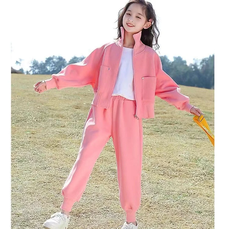 巴拉巴拉女童秋款套装女孩春秋运动装新款洋气时髦女大童儿童秋季