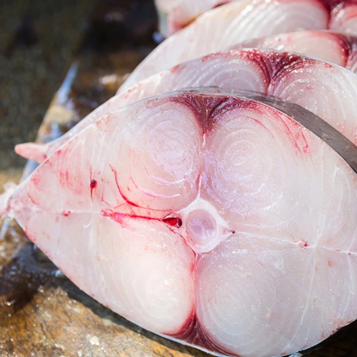 (送1包豆豉)本港马鲛鱼肉片3斤 广东博贺港深海马鲛切片顺丰包邮
