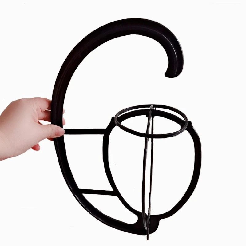 新款加厚悬挂式假发支架 假发头套存放专用支架优质