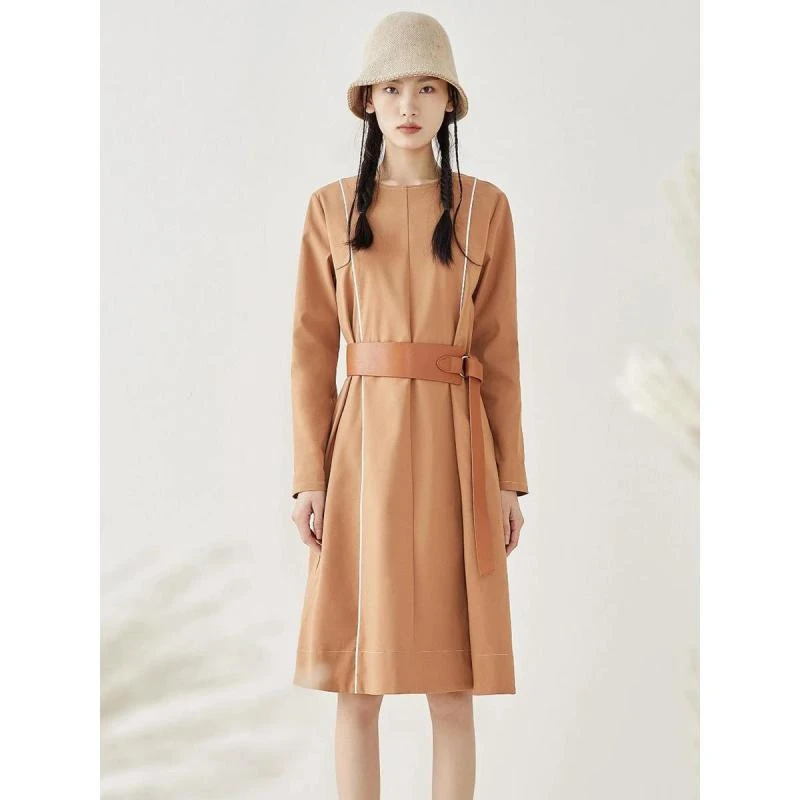 11115【琎系列】文艺休闲直筒连衣裙L1313170