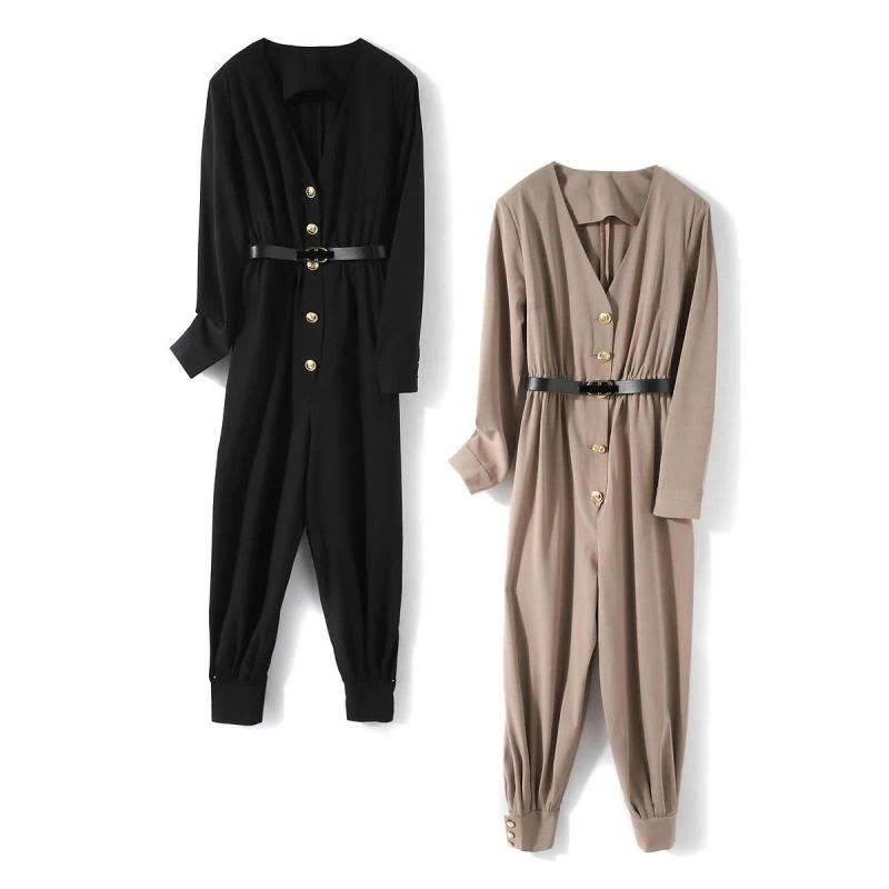 11410【Q系列】V领显瘦休闲裤1117007