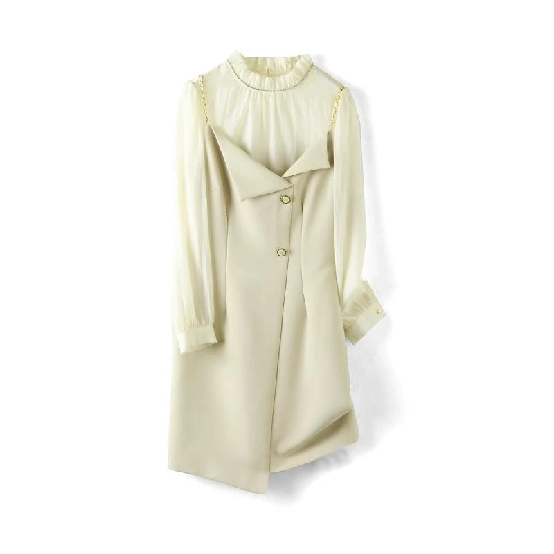 12812【依系列】衬衫淑女吊带连衣裙3H117153D