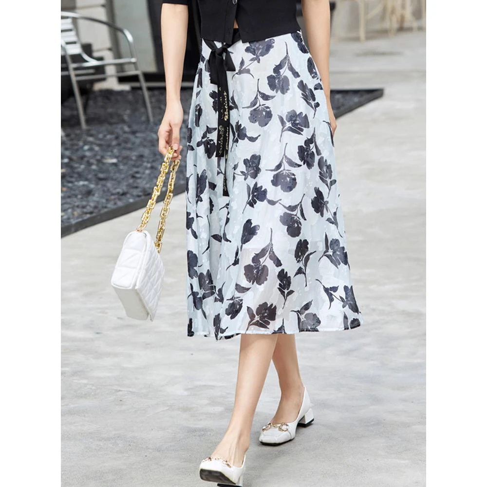 25483【千D系列】时尚气质碎花半身裙2261010Q