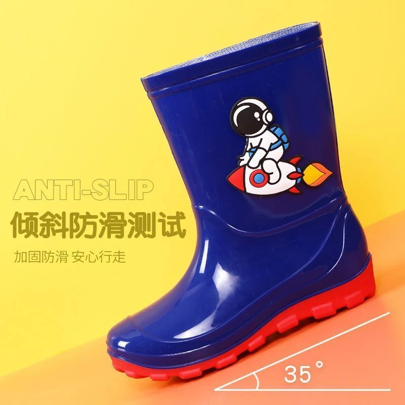 儿童雨鞋男童宝宝防滑雨靴女童学生小童幼儿水鞋防水小孩女款胶鞋