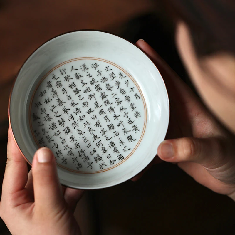 【行歌】·游赤壁古彩人物-承盘（限）